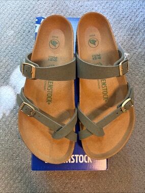 Birkenstock Women's Mayari Vegan Green Sandals